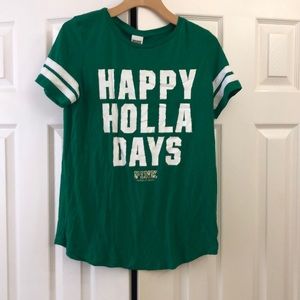 Holiday tee in green